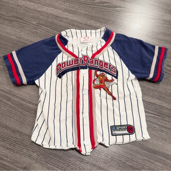 Vintage Disney Power Rangers Embroidered Jersey - Picture 1 of 5